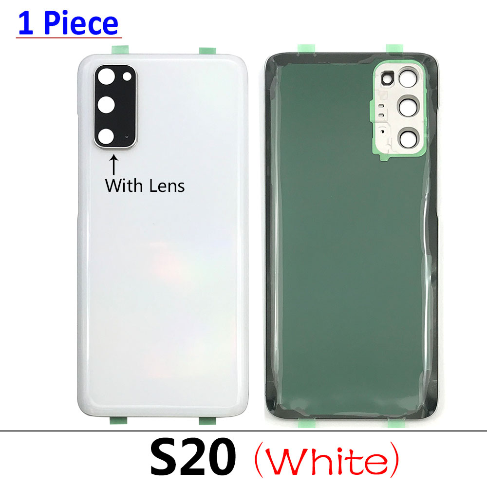 Samsung S20 Back Glass - white