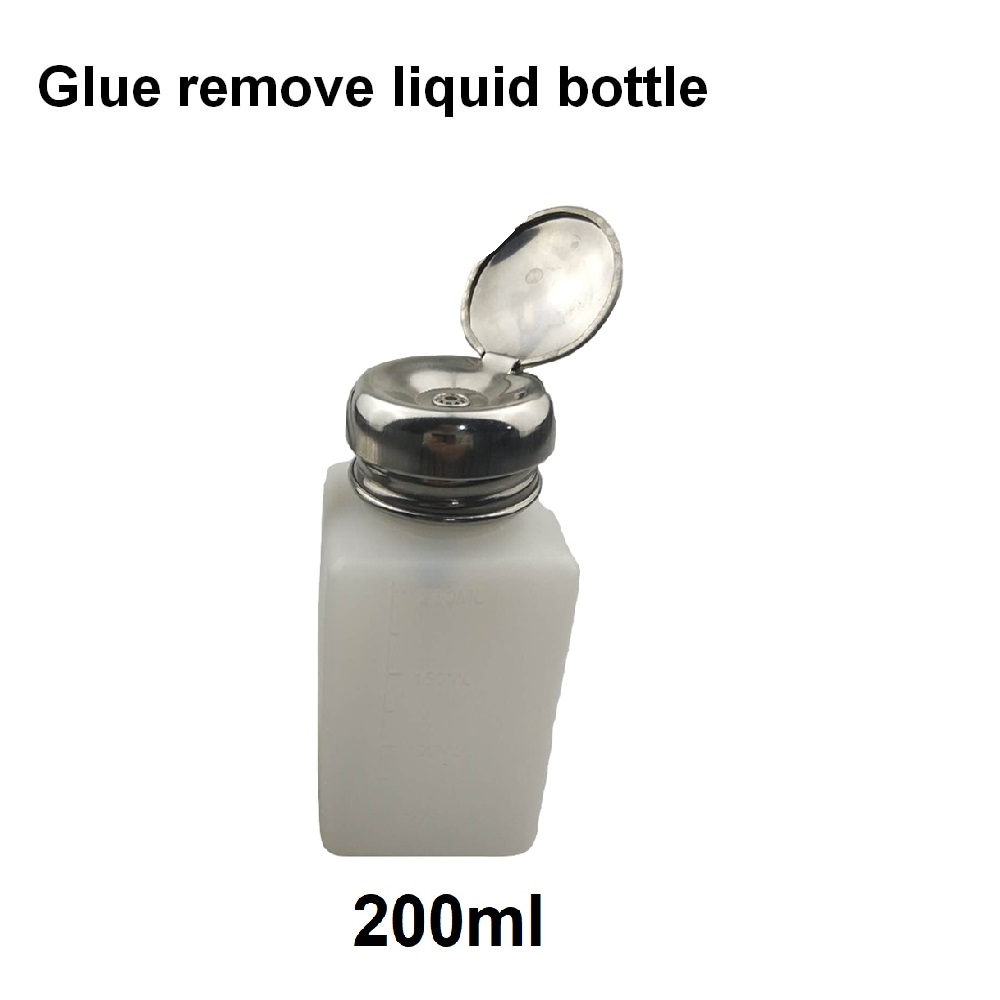 Transparent Plastic Dispenser Alcohol Thinner Bottle - 200ml