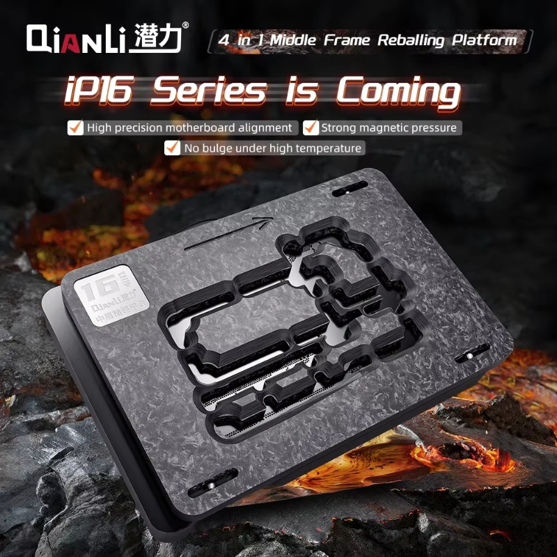 Qianli iPhone 16 Platform Middle Layer Motherboard Stencil