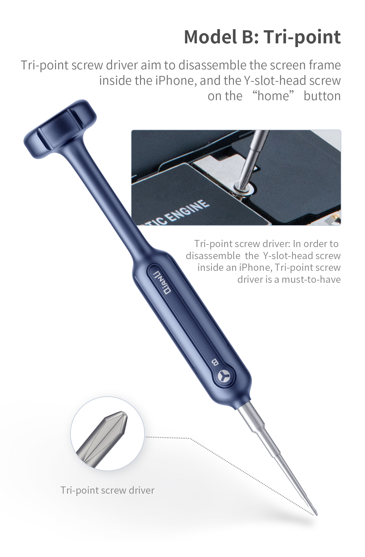 Qianli 2D Flyfish High Hardness Screwdriver - B