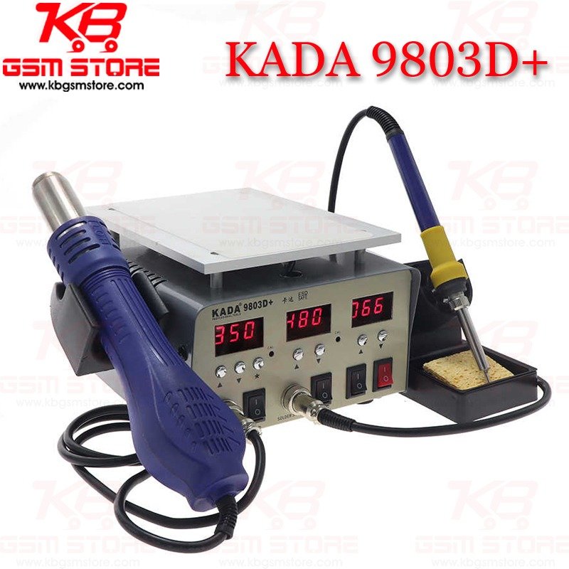 KADA REWORK STATION LCD Touch screen separator machine, Hot air station, Soldering iron station 3 in 1