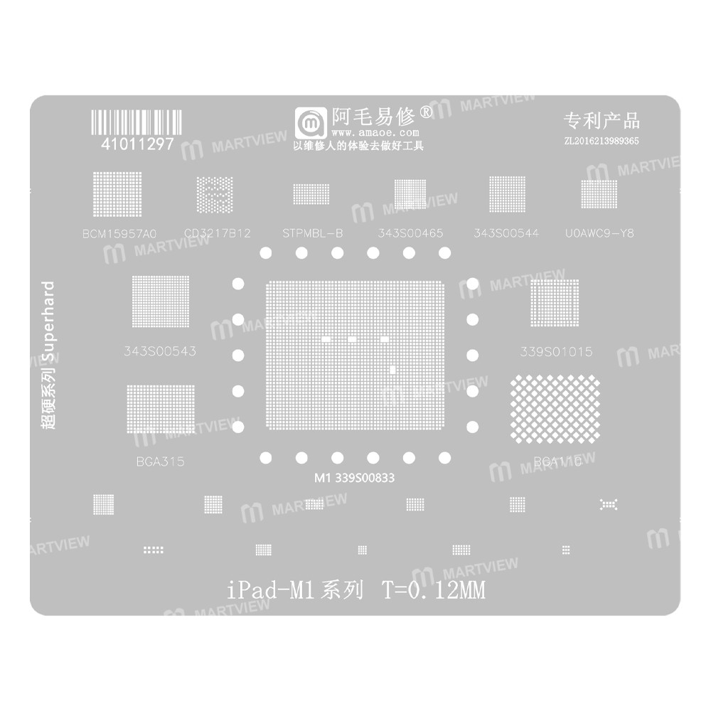 AMAOE Stencil Ipad-M1