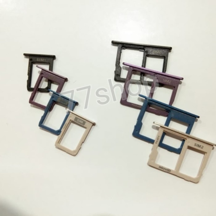 Samsung J8/A6 SIM Tray Door Card Holder - blue