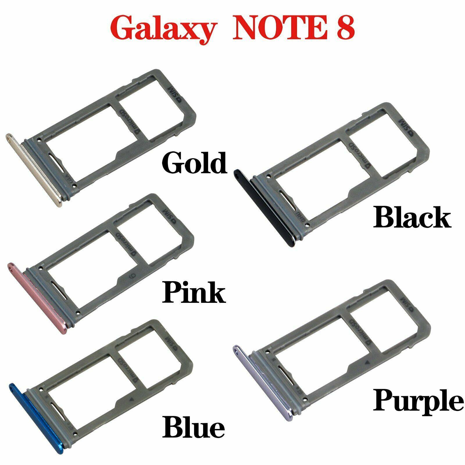 Samsung Note8 SIM Tray Door Card Holder - white