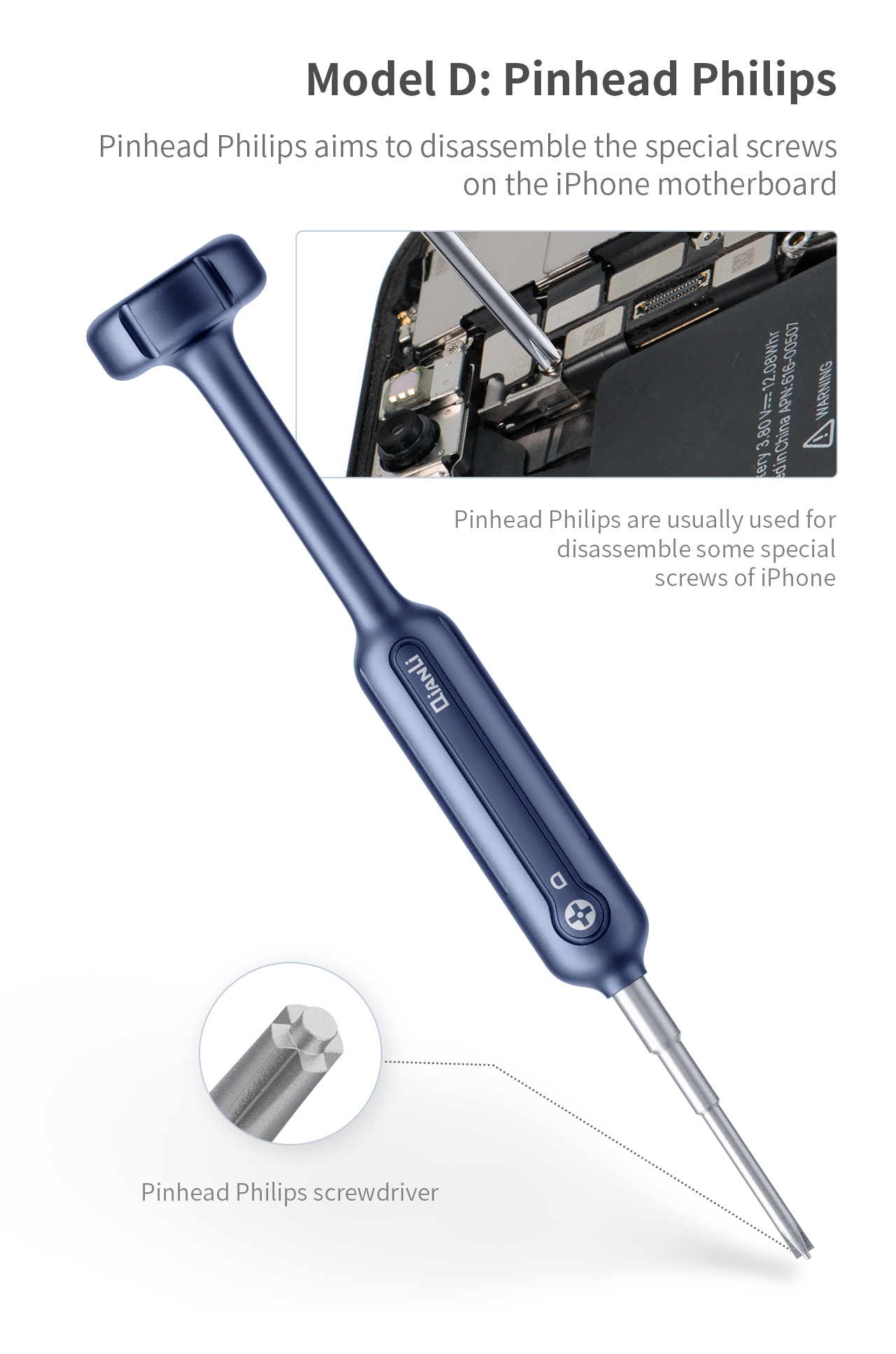 Qianli 2D Flyfish High Hardness Screwdriver - D