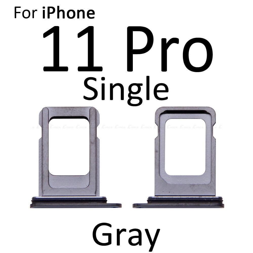 iPhone 11 Pro & 11 Pro Max 2 SIM Door Tray - Gray