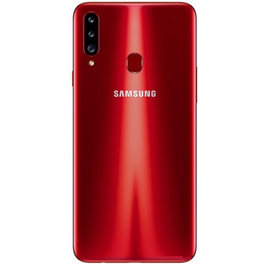 Samsung A20S Back Glass - red