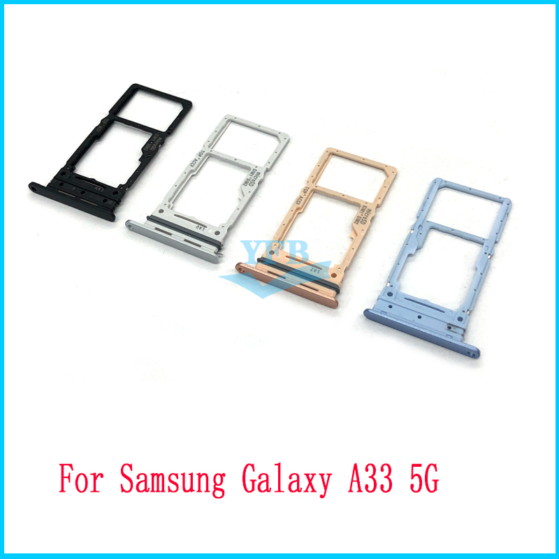 Samsung A33 SIM Tray Door Card Holder - black