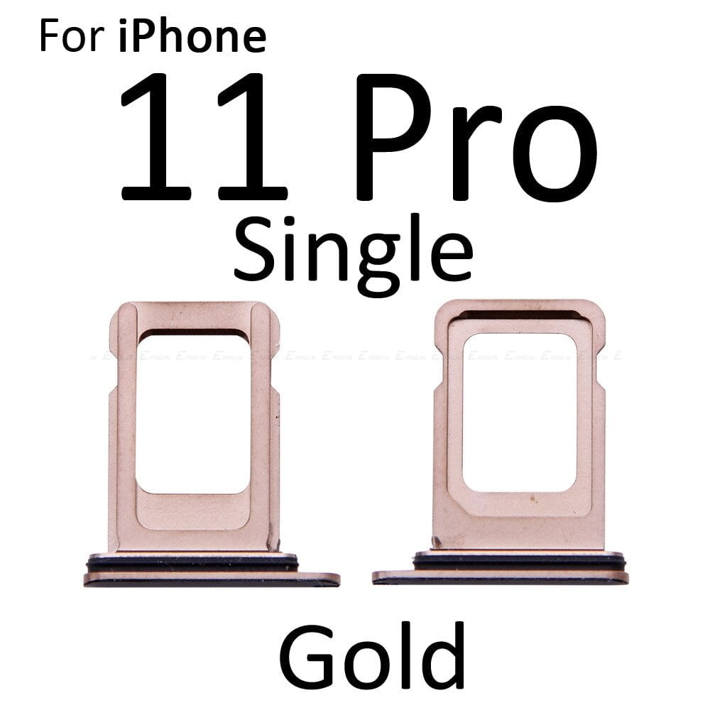 iPhone 11 Pro & 11 Pro Max 2 SIM Door Tray - Gold