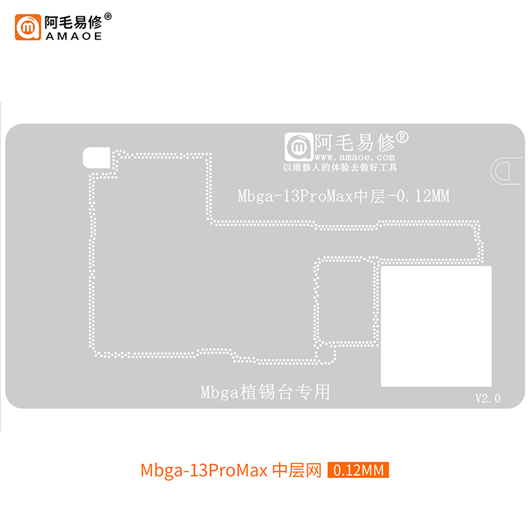 AMAOE iPhone 13 pro max Stencil