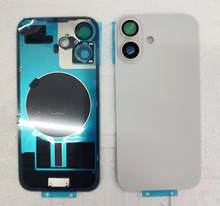 iPhone 16 plus Back Glass Full Metal - white