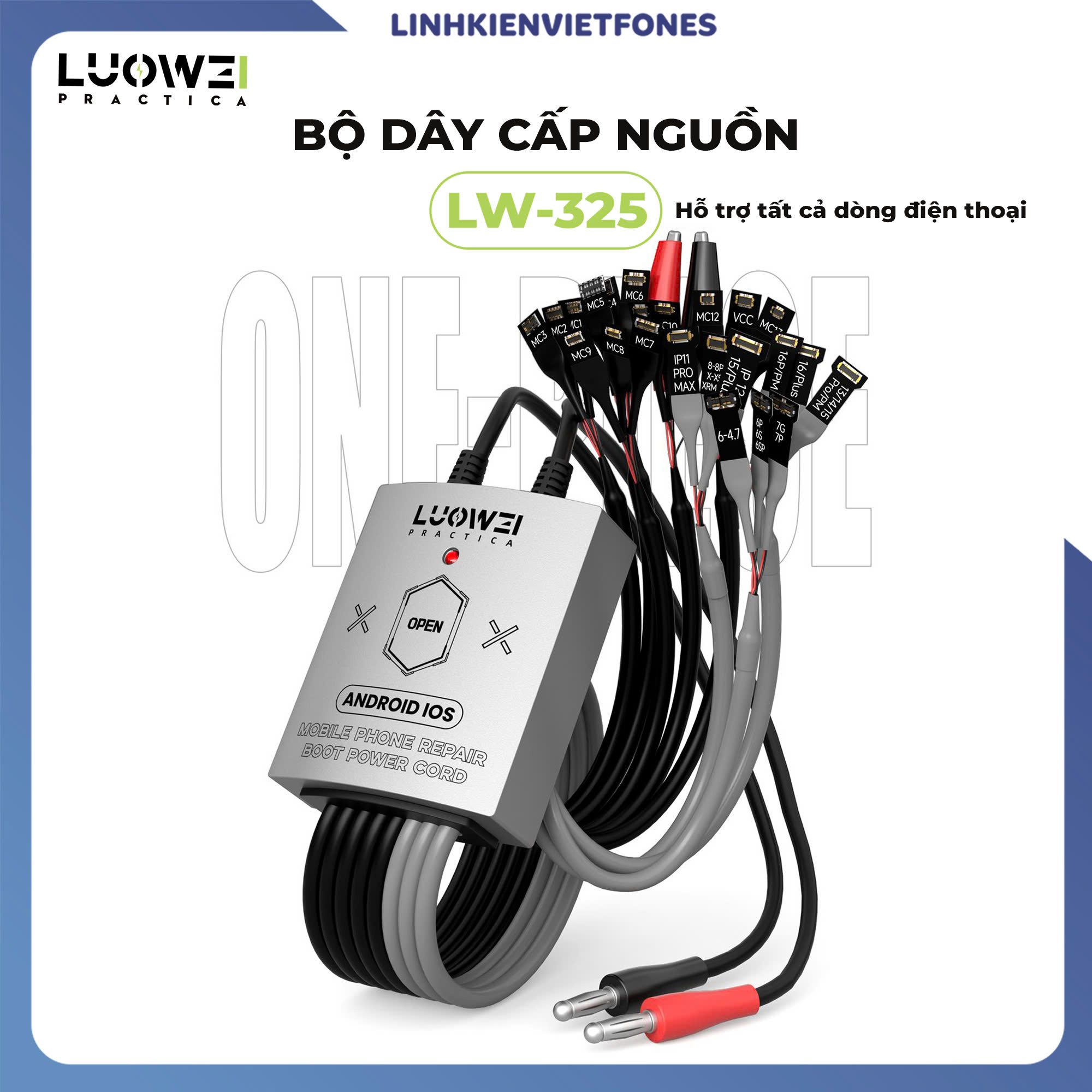 LUOWEI Mobile Repair Boot Power Cord Cable iPhone And Android