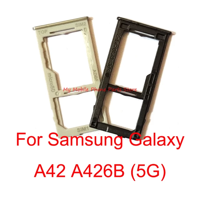 Samsung A42 SIM Tray Door Card Holder - white