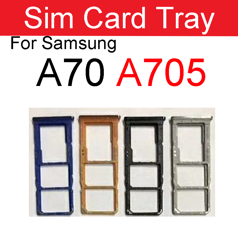 Samsung A60/A70/A70S SIM Tray Door Card Holder - white