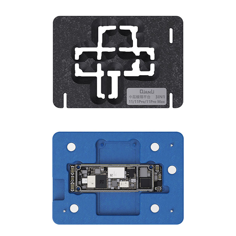 QianLi Middle 11-11PRO-11PRO MAX Frame Reballing Platform BGA Reballing Fixture for iPhone