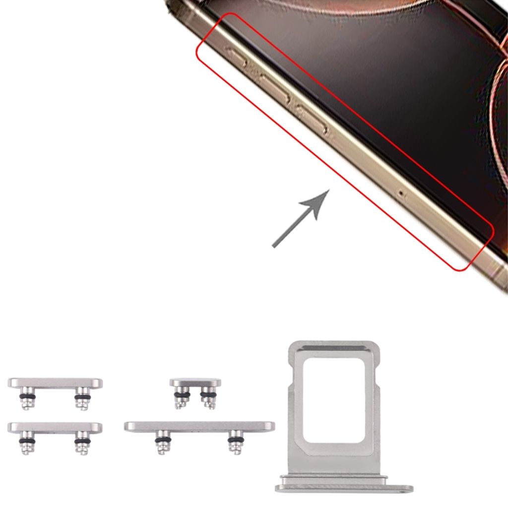 IPHONE 16 PRO / 16 PRO MAX SIM TOOR TRAY - WHITE