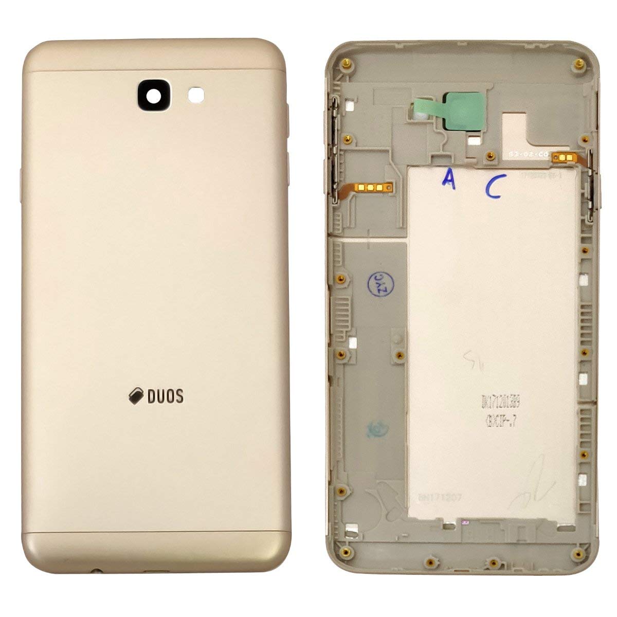 Samsung J7 PRIME Back Glass - Gold