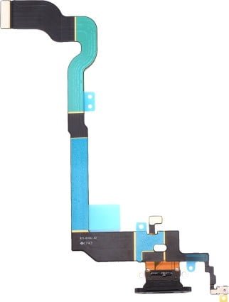 iPhone X Charge Port Flex Original - Black