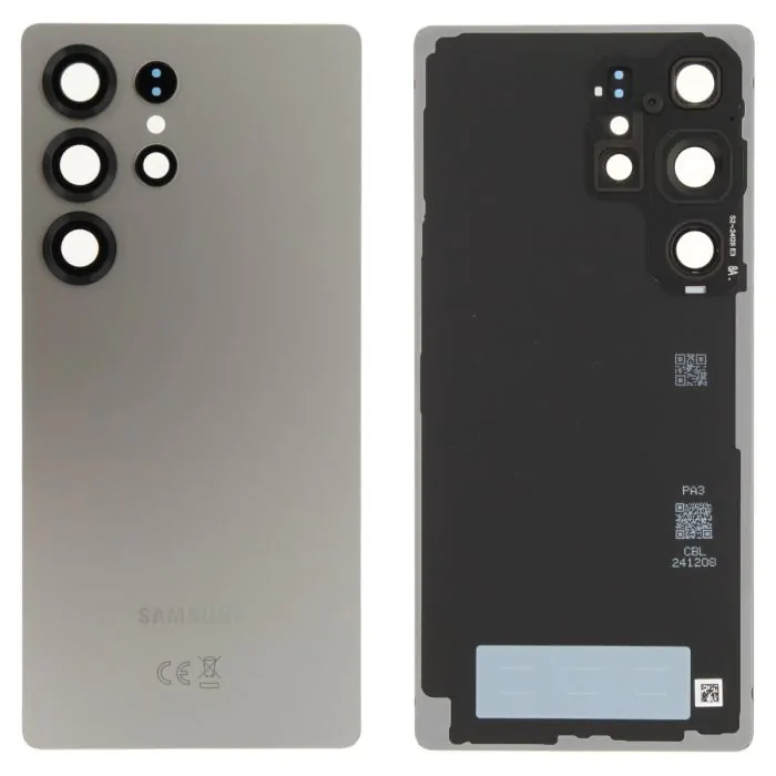 ORIGINAL Galaxy S25 Ultra Back Rear Glass Titanium - Gray