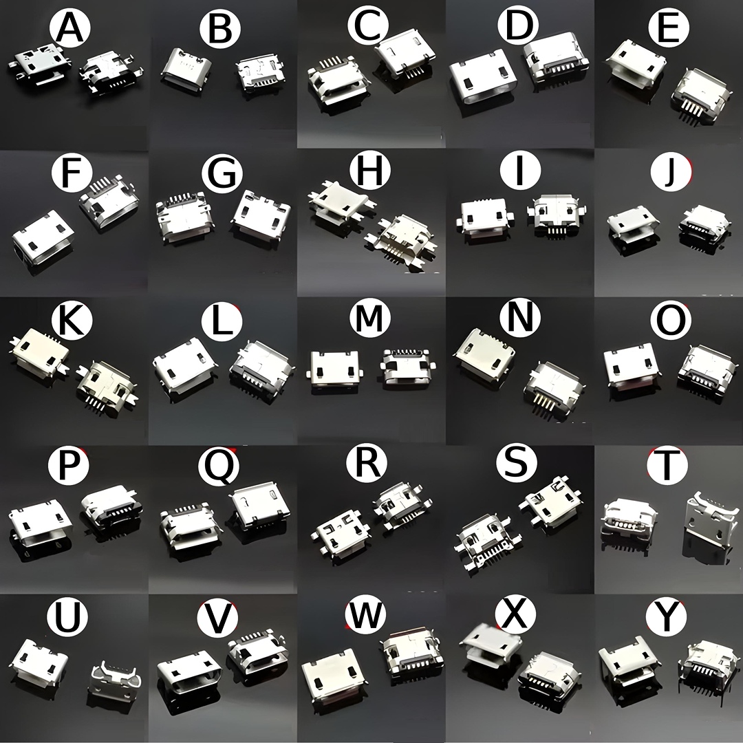 Micro USB Charge  connector common  port for Samsung Moto SONY HTC ZTE Huawei Xiaomi Lenovo - I