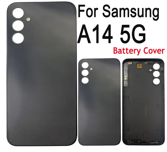 Samsung A14 Back Glass - black