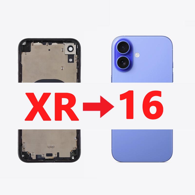 عظم  مكياج  ايفون XR الى 16 ازرق