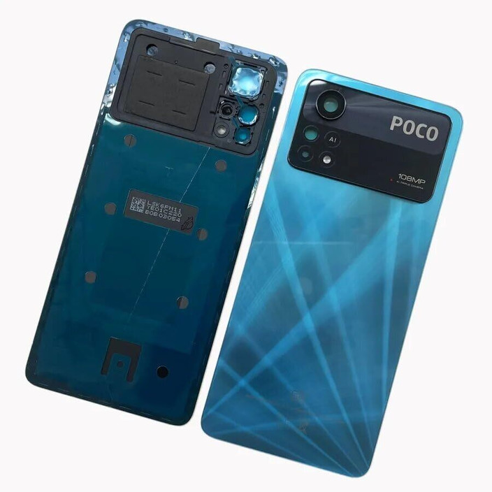 Xiaomi Poco X4 Pro Back Glass - Blue