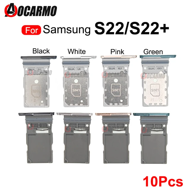 Samsung S22/S22+ SIM Tray Door Card Holder - white