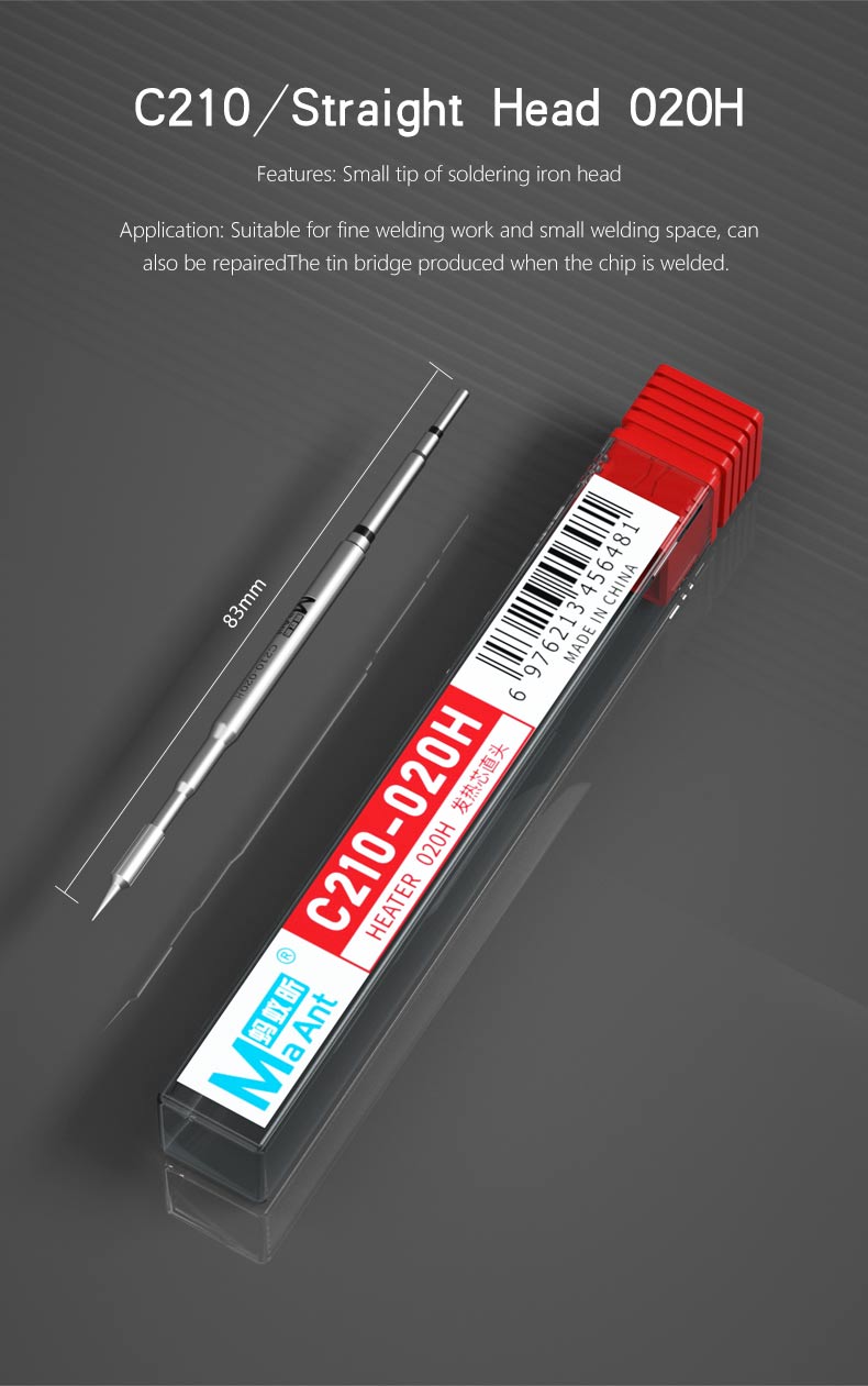Maant C210 PRO Soldering Iron Head Tip - I