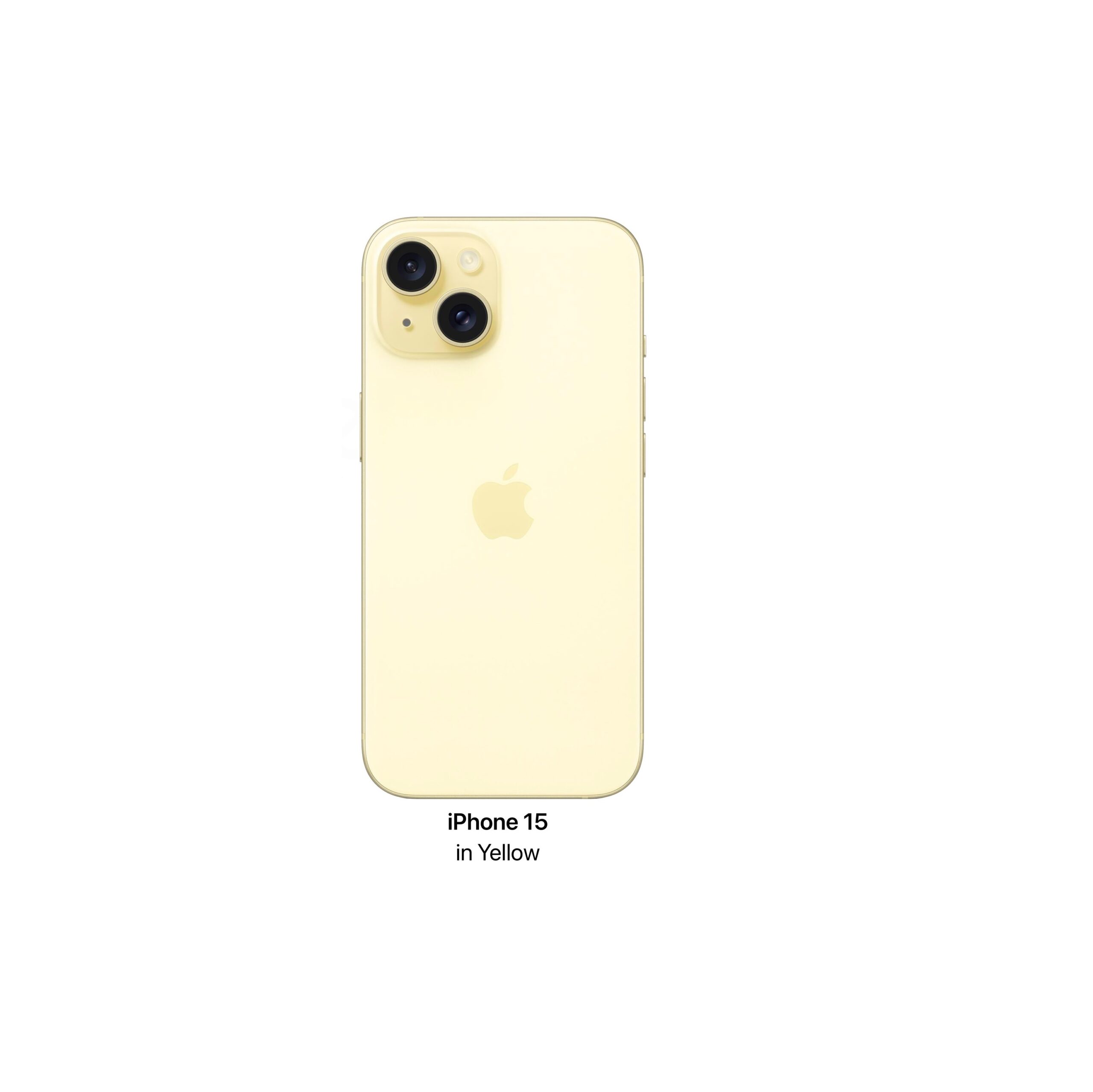iPhone 15 Back Glass - Yellow
