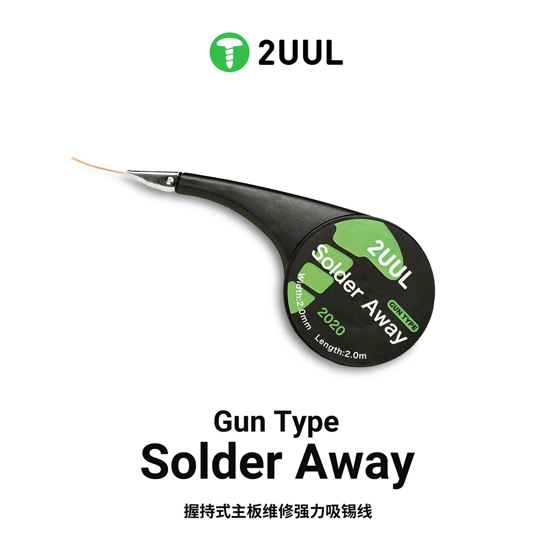 2UUL DW21 Solder Away Gun Type 2.0mm 2020 Desoldering Wick