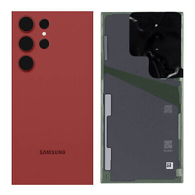 Samsung S23 Ultra Back Glass original - Red