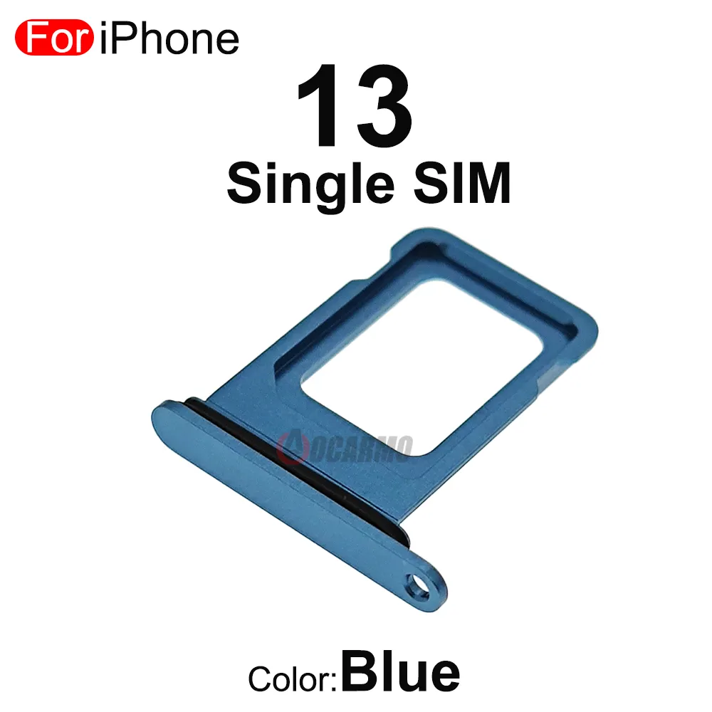 iPhone 13 Single 1 Sim Reader Tray Door - Blue