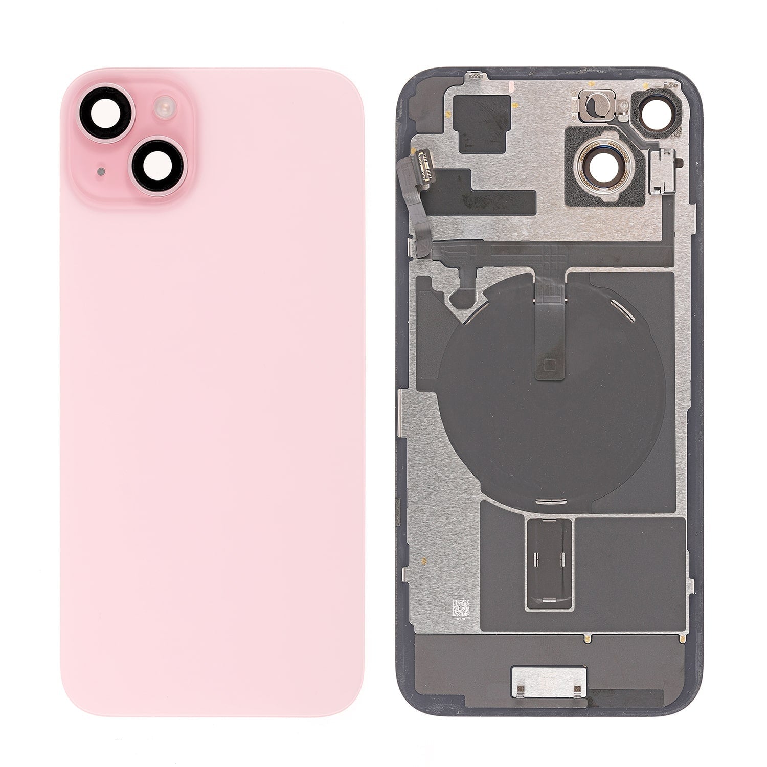 iPhone 15 Back Glass Full Metal - pink