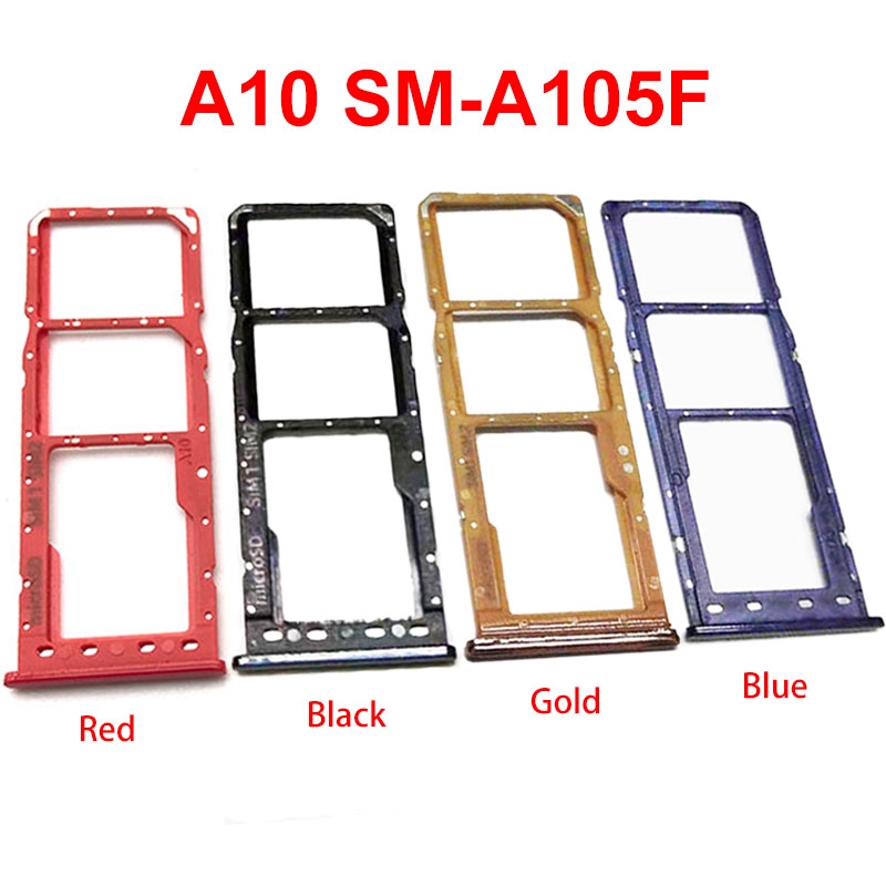 Samsung A10 SIM Tray Door Card Holder - blue