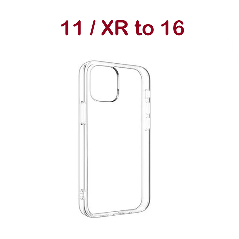 سيليكون شفاف خاص بعظام التحويل مكياج من 11 و اكس ار الى 16 العادي