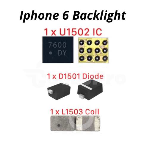 iPhone 6G 6P BACKLIGH KIT (ic backlight + diod + coil)