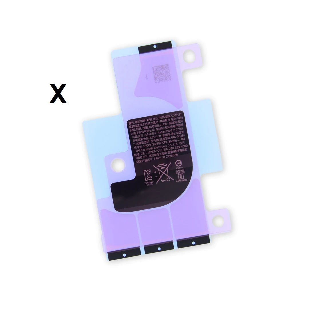 Battery Adhesive Glue Tap Strips iPhone - X XS